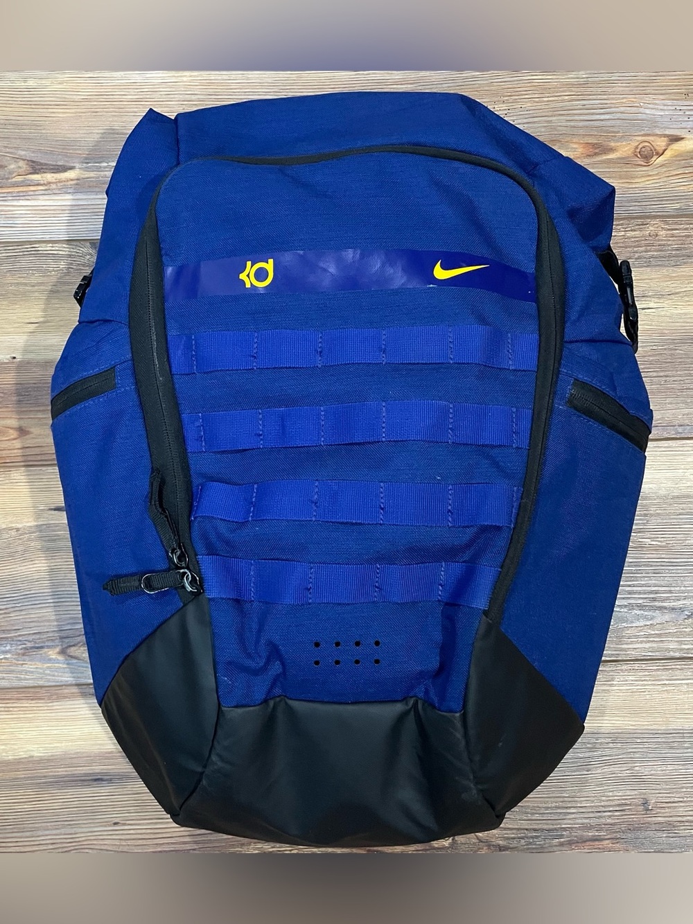 Nike KD Kevin Durant Trey 5 Basketball Backpack Blue Roll Top Elite Hoops RARE